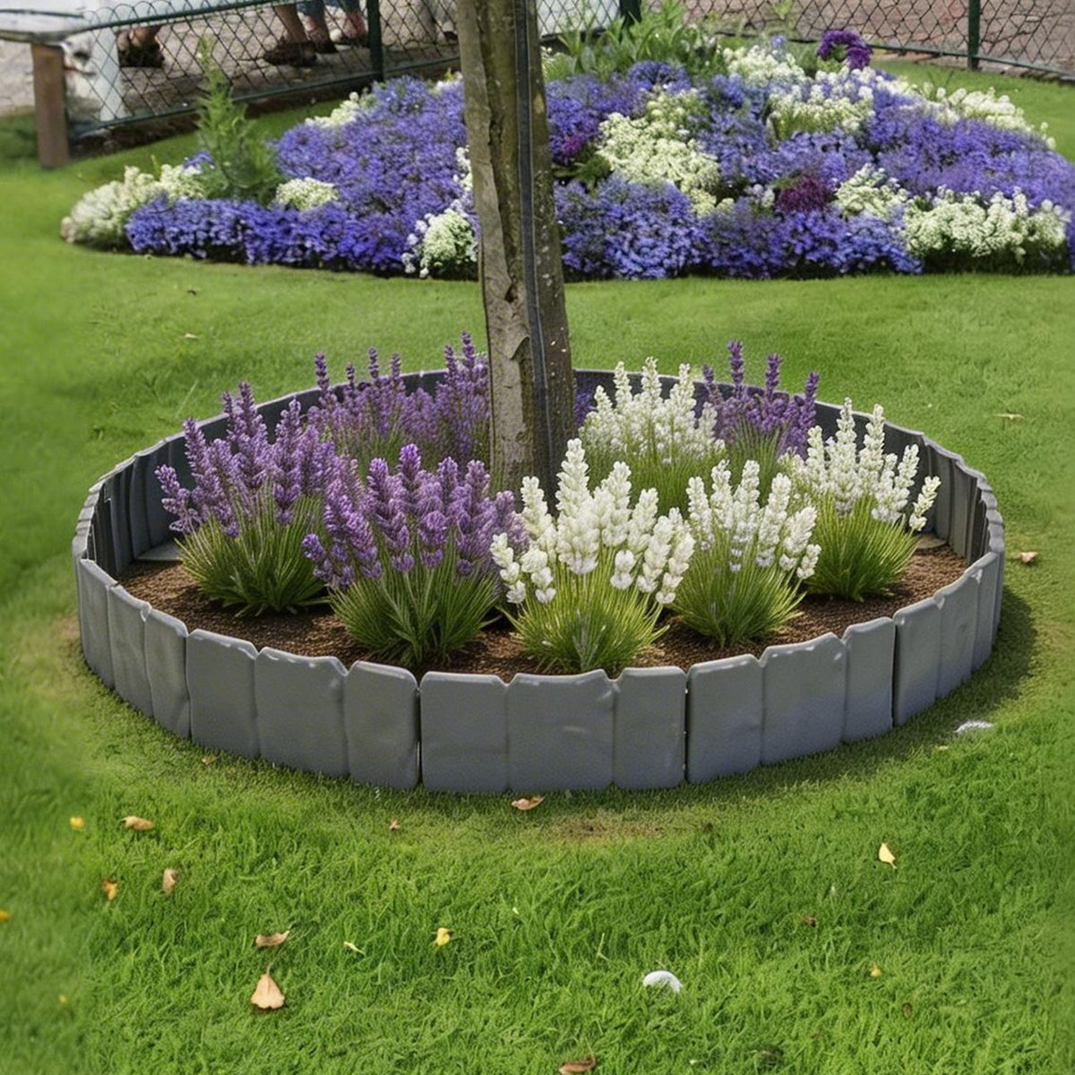 Faux Stone Garden Border Edging