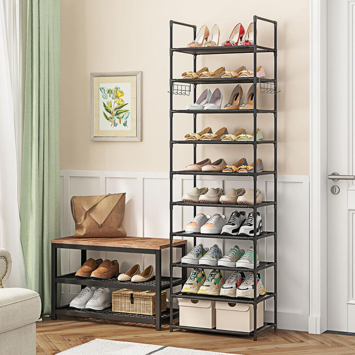 Tall Metal Shoe Storage Rack