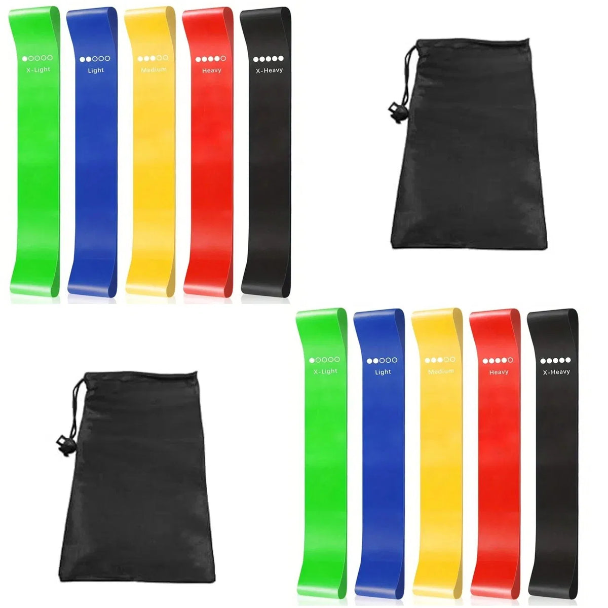 10-Piece Resistance Loop Band Set