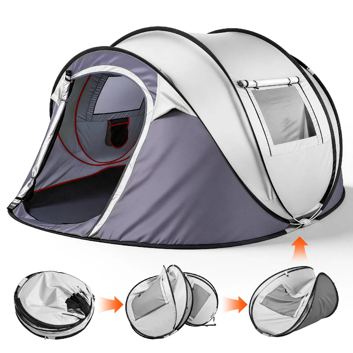4-Person Pop-Up Camping Tent
