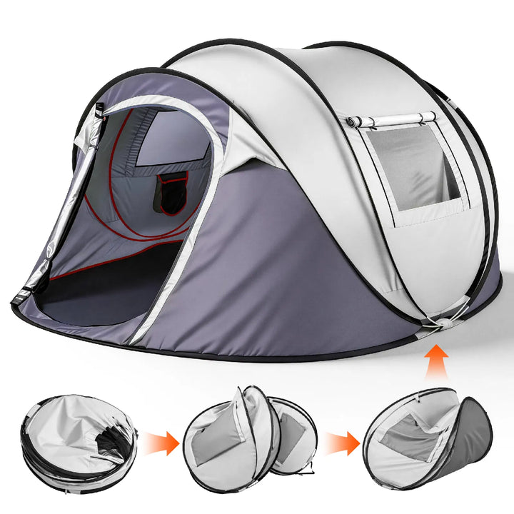4-Person Pop-Up Camping Tent