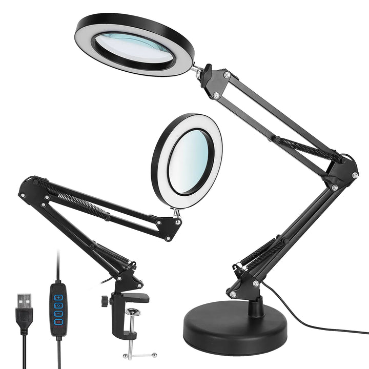 LED Magnifying Desk Lamp