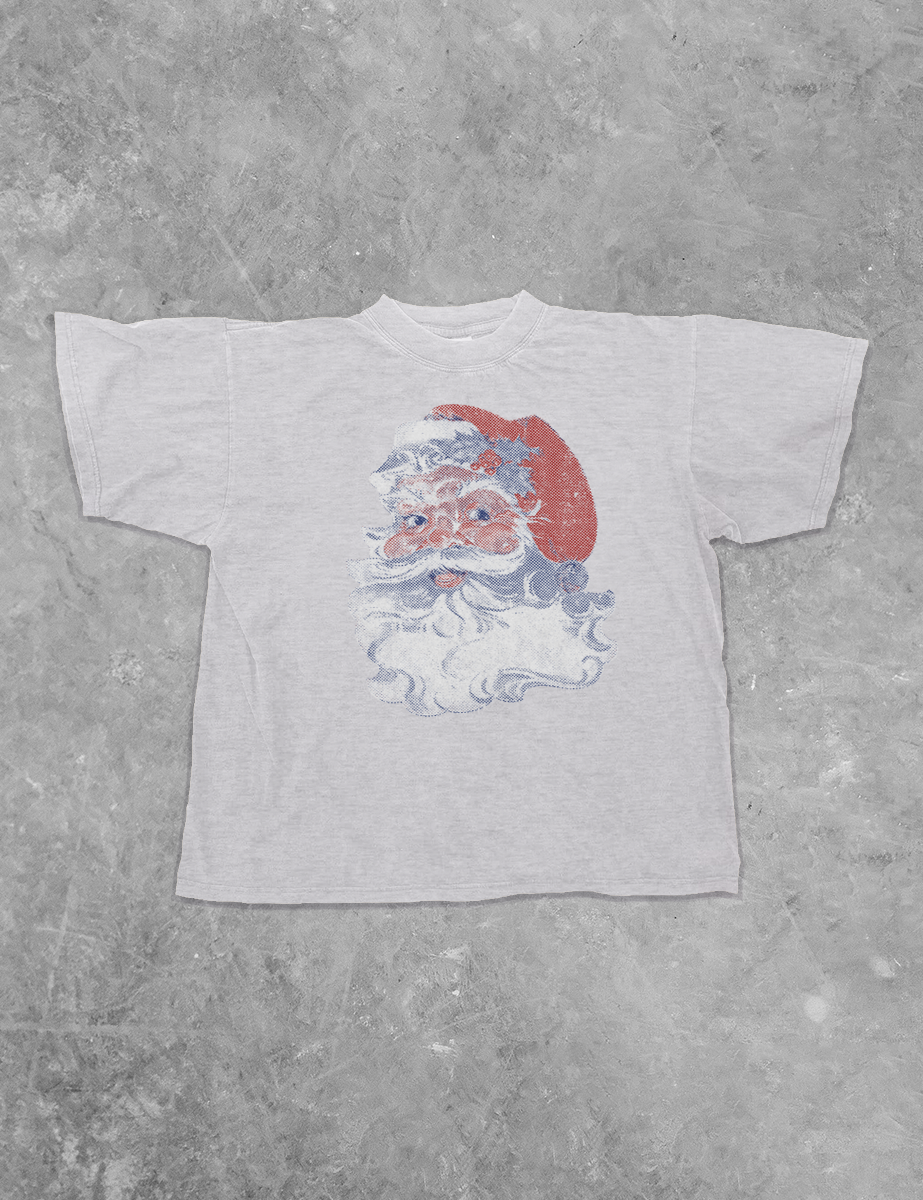 Underground Original Design: Retro Santa Boxy Cotton T-Shirt