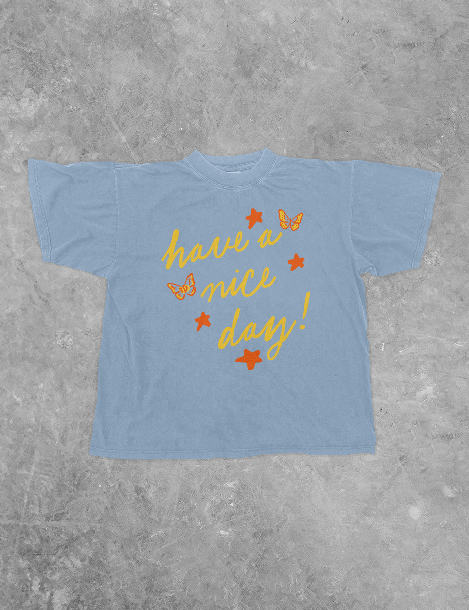 Underground Original Design: Have a Nice Day! Icons Boxy Cotton T-Shirt