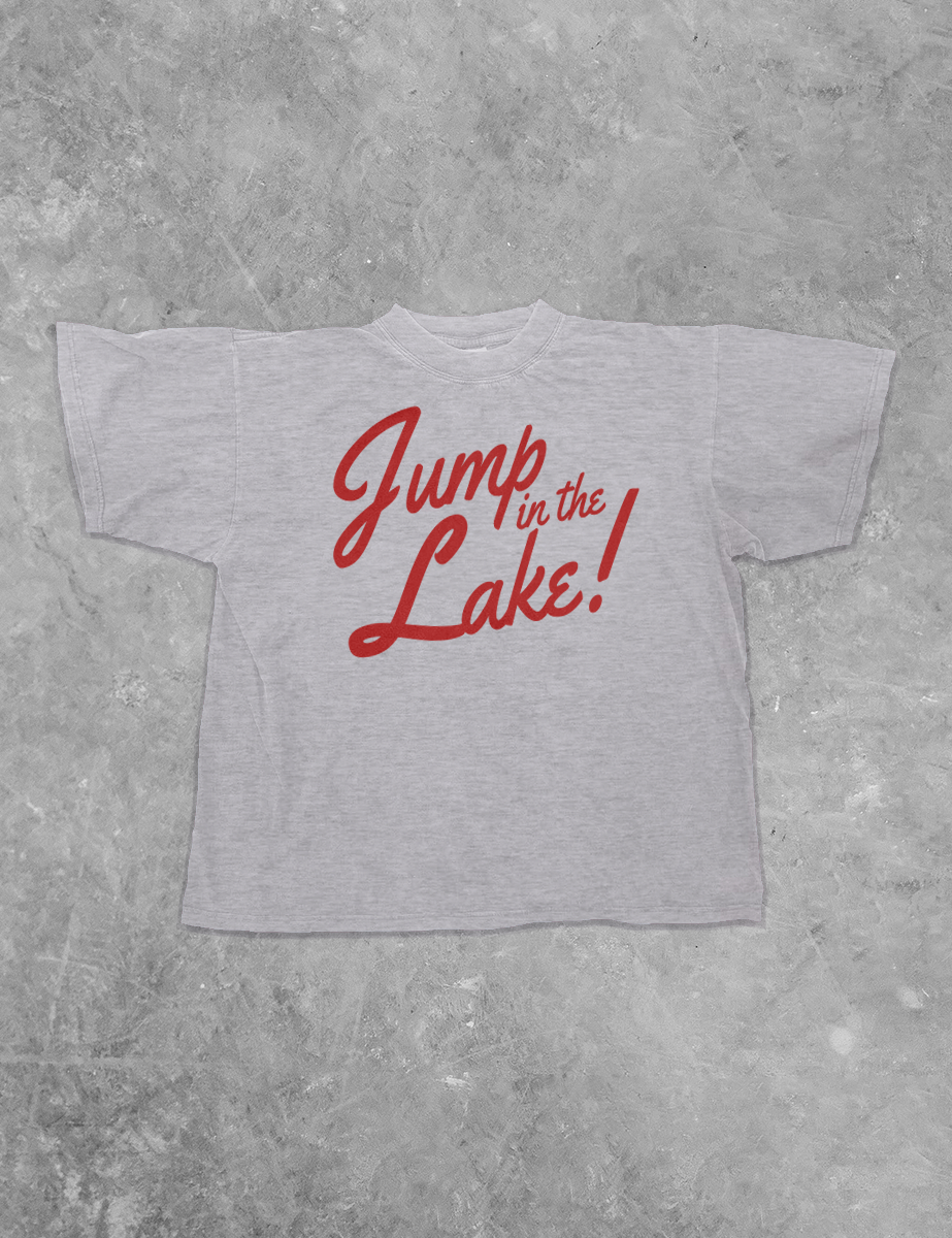Underground Original Design: Jump in the Lake, Summer BC Boxy Cotton T-Shirt