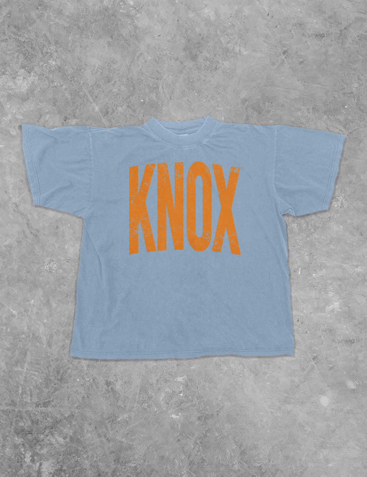 Underground Original Design: KNOX (Orange) Tennessee Boxy Cotton T-Shirt