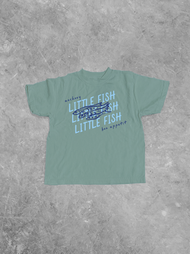 Underground Original Design: * KIDS * Anchovy Little Fish, Summer Kids Boxy T-Shirt