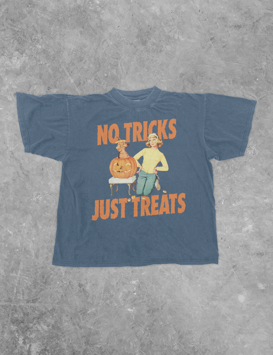 No Tricks Just Treats, BC Boxy Cotton T-Shirt
