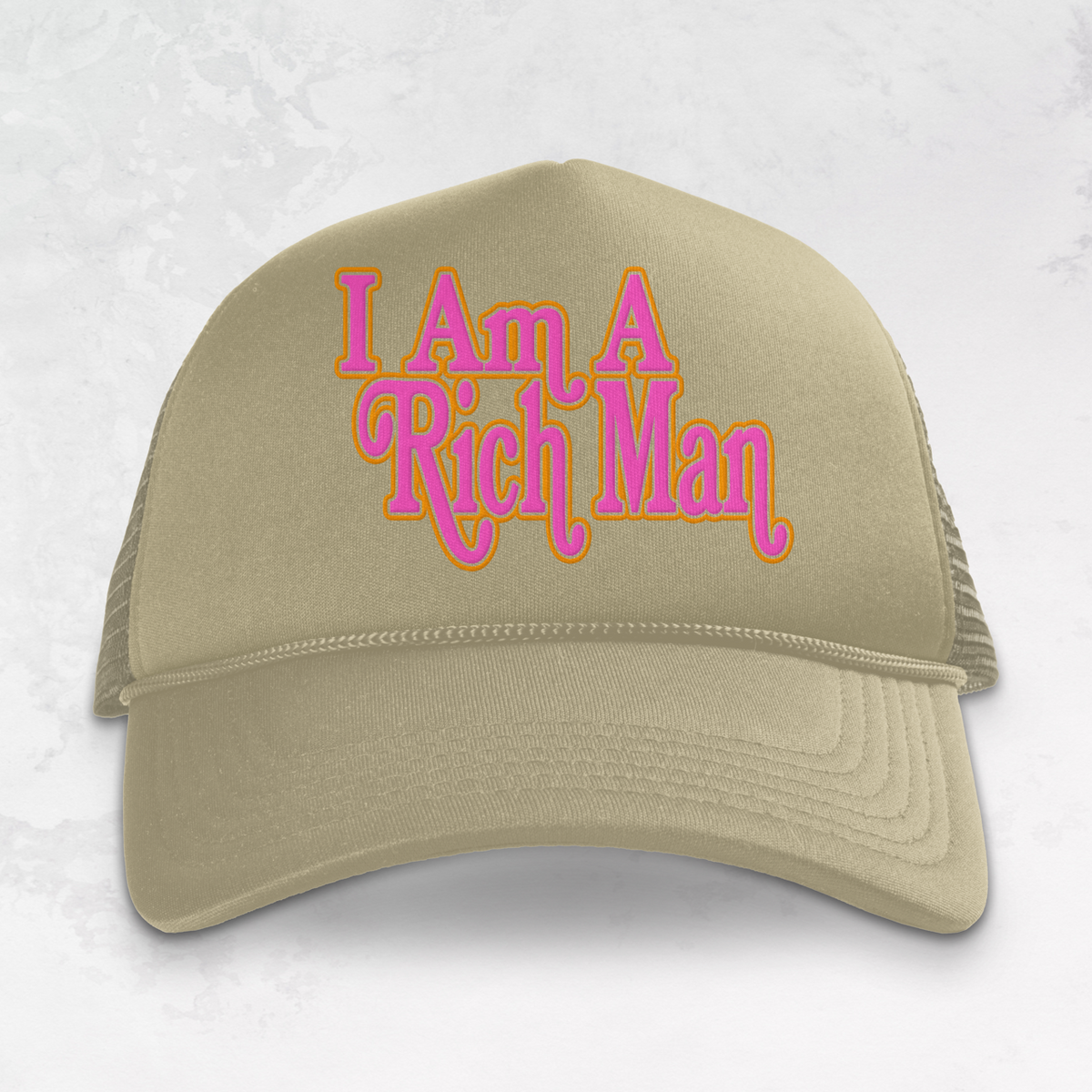 Underground Original Design: I Am A Rich Man Trucker Hat