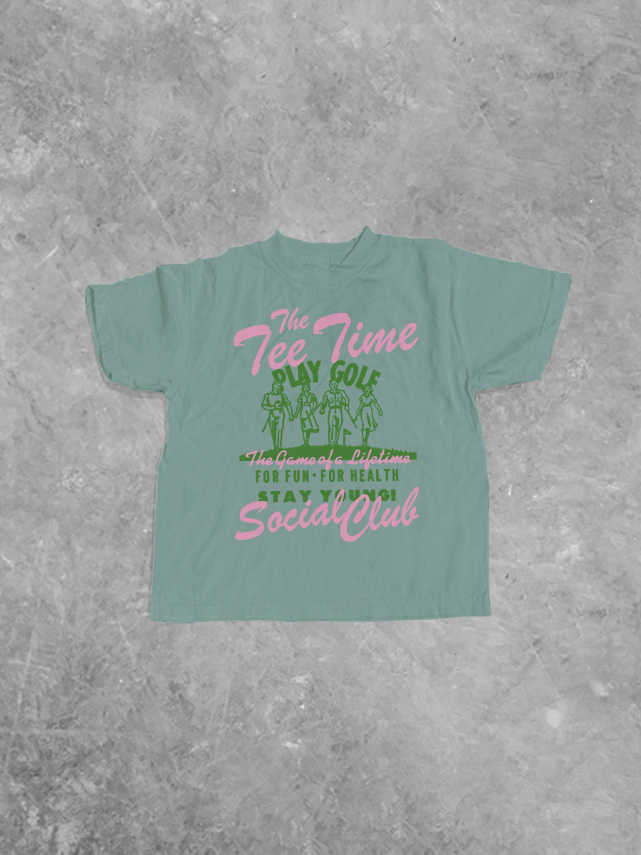 Underground Original Design: * KIDS * Tee Time Social Club Boxy Kids T-Shirt