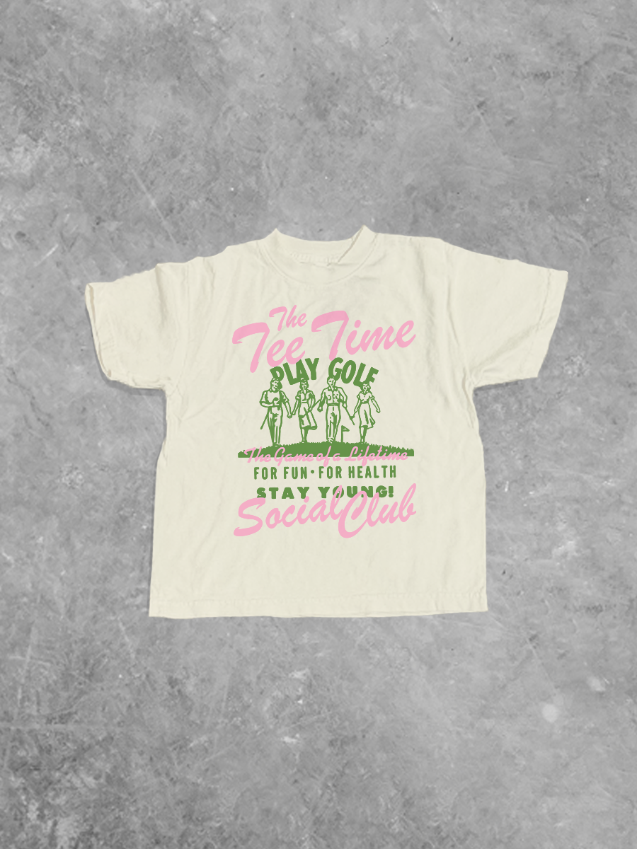 Underground Original Design: * KIDS * Tee Time Social Club Boxy Kids T-Shirt