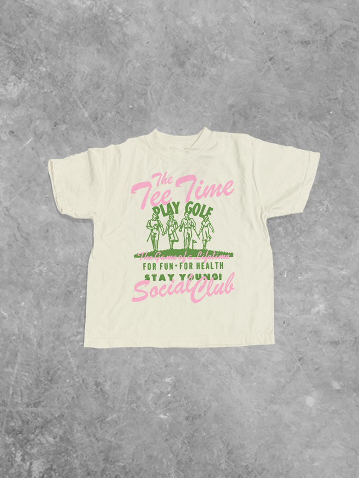Underground Original Design: * KIDS * Tee Time Social Club Boxy Kids T-Shirt