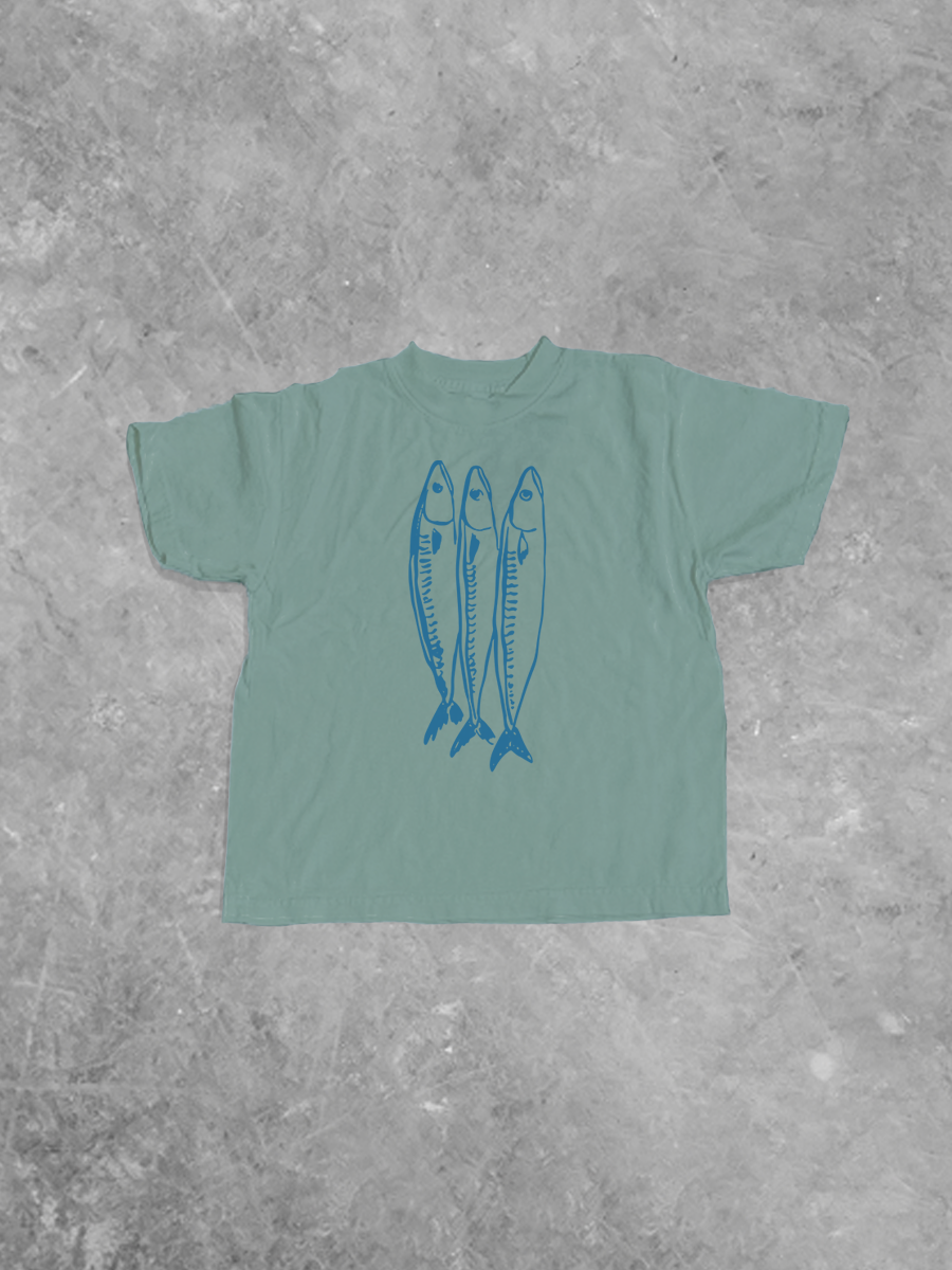 Underground Original Design: * KIDS * Summer Three Little Fish Boxy Kids T-Shirt