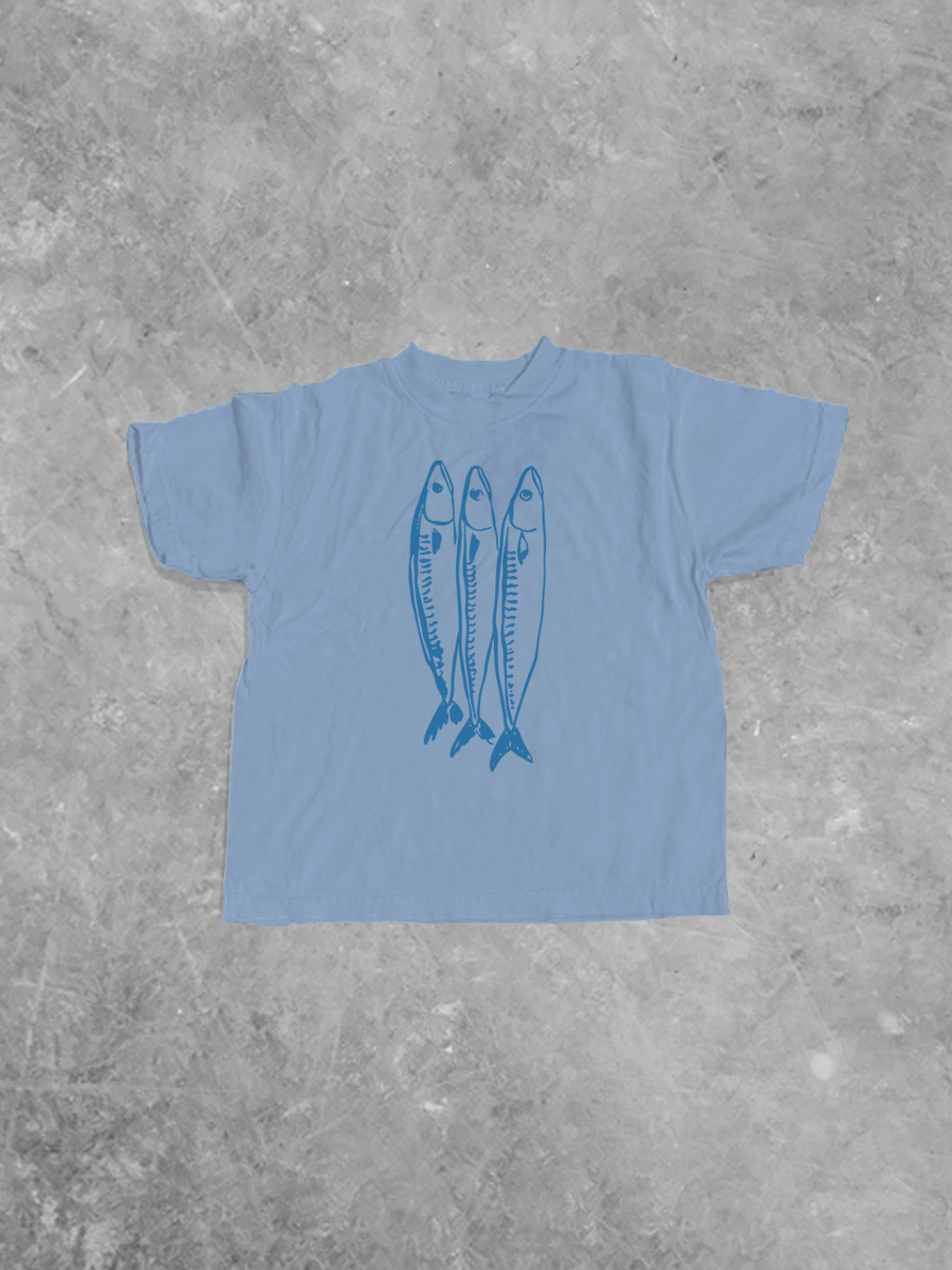 Underground Original Design: * KIDS * Summer Three Little Fish Boxy Kids T-Shirt